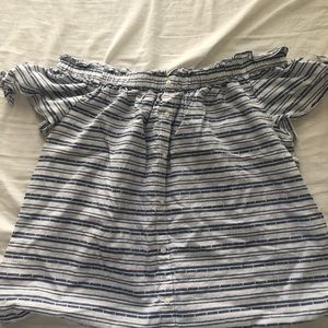 off the shoulder shirt